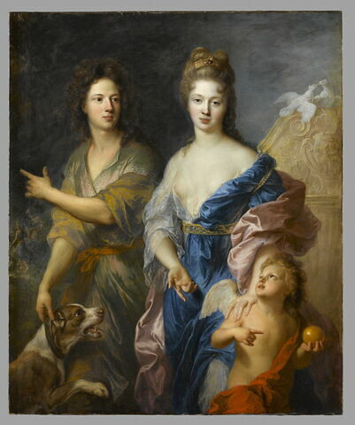 Portrait d'un couple en Vénus et Pâris