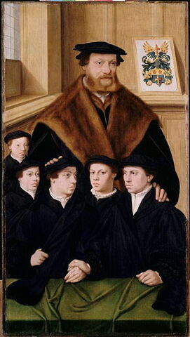 Portrait de Philipp Von Gail, marchand de Cologne et membre du Conseil de cette ville, et ses cinq fils, image 4/4