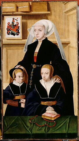 Portrait de Katharina Von Gail et ses deux filles, image 4/4