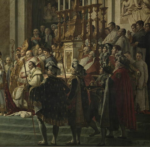 Sacre de l'empereur Napoléon 1er et couronnement de l'impératrice Joséphine dans la cathédrale Notre-Dame de Paris, le 2 décembre 1804., image 8/20
