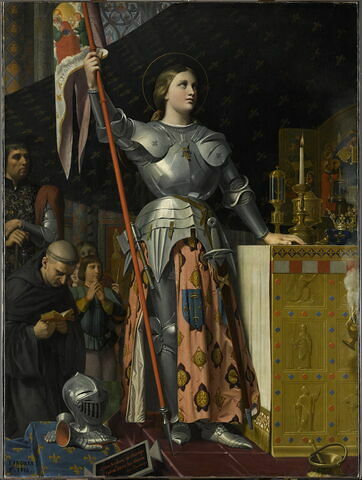 Jeanne d'Arc au sacre du roi Charles VII, dans la cathédrale de Reims, image 1/3