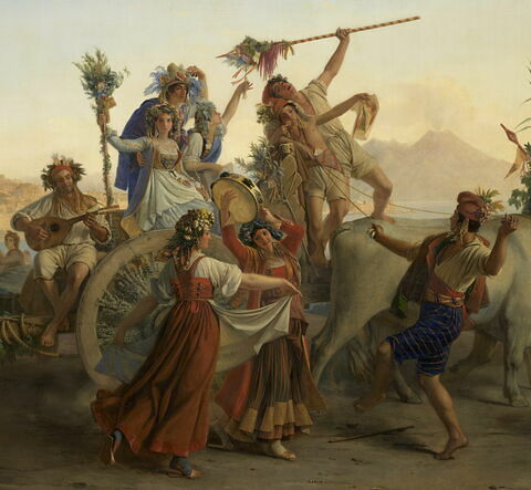 Le retour de la fête de la Madone de l'Arc, près de Naples, image 3/8