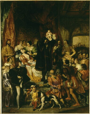 Naissance d'Henri IV(château de pau, 13 décembre 1553).