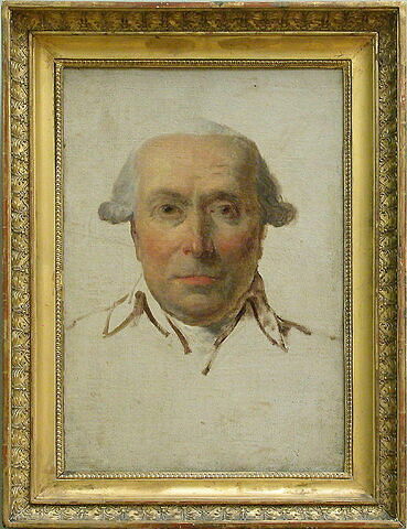 Filippo Mazzeï (1730-1816), homme politique, agent du roi de Pologne Stanislas-Auguste Poniatowski à Paris; dit autrefois: Portrait de J.-S.Bailly, puis: Portrait d'A.B.F. Le Goarre de Kervélégan., image 3/3
