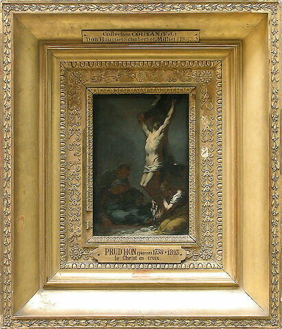 Le Christ sur la croix. La Madeleine et la Vierge sont à ses pieds, image 2/2