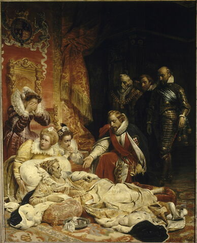 Mort d'Élisabeth, reine d'Angleterre, en 1603, image 1/2