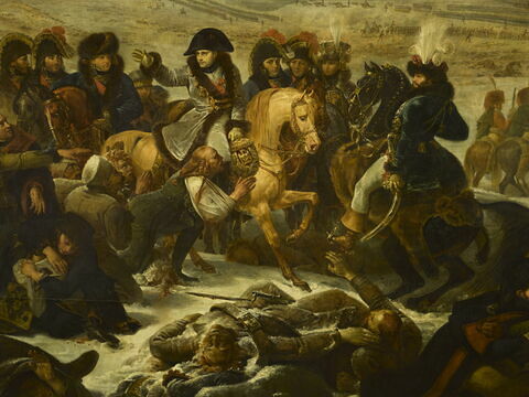 Napoléon sur le champ de Bataille d'Eylau (9 février 1807), image 2/10