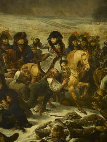 Napoléon sur le champ de Bataille d'Eylau (9 février 1807), image 3/10