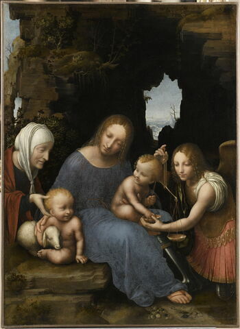 La Vierge et l'Enfant Jésus avec sainte Élisabeth, le petit saint Jean Baptiste et saint Michel, dit La Vierge aux balances