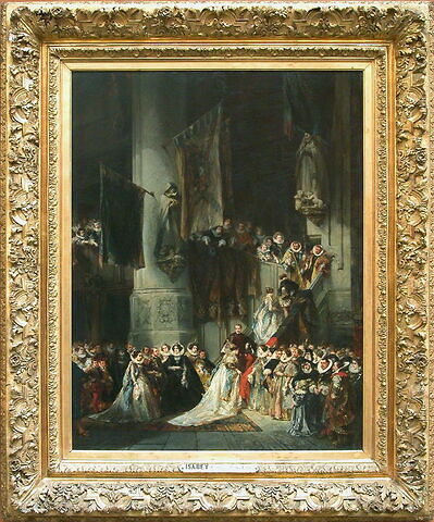 Une cérémonie dans l'église de Delft (XVI siècle), image 2/2