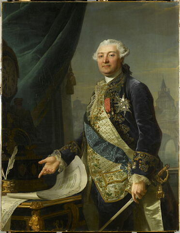 Louis-Charles-Auguste Le Tonnelier, baron de Breteuil (1730-1807), militaire, diplomate, ministre sous Louis XVI, image 1/1