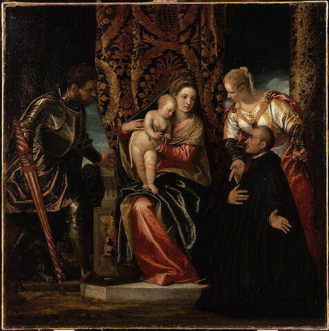 Vierge à l'Enfant avec saint Georges et sainte Justine présentant un bénédictin agenouillé, image 7/7