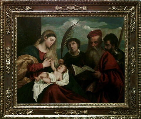La Vierge à l' Enfant avec saint Étienne, saint Jérôme et saint Maurice, image 7/7