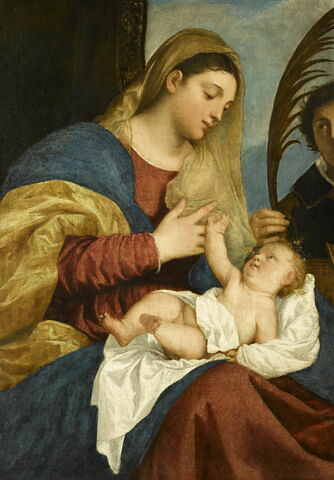 La Vierge à l' Enfant avec saint Étienne, saint Jérôme et saint Maurice, image 2/7