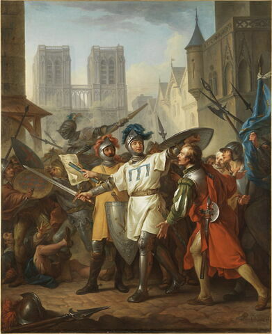 La reprise de Paris sur les Anglais. Entrée de l'armée française le 13 avril 1436., image 1/2