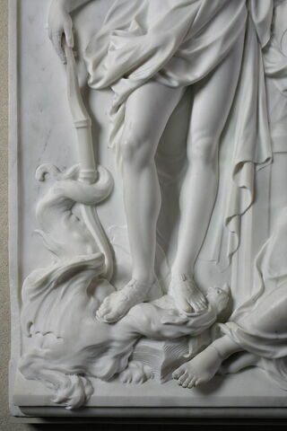 Le Dieu de la Santé montre à la France le buste de Louis XIV, roi de France, image 3/8