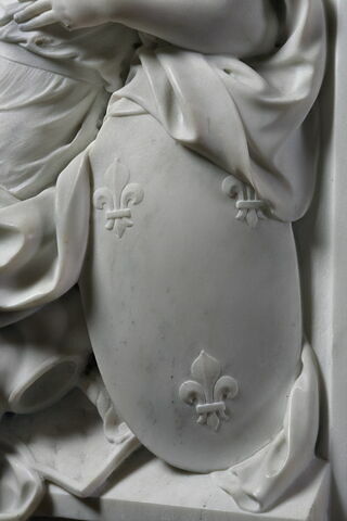 Le Dieu de la Santé montre à la France le buste de Louis XIV, roi de France, image 4/8