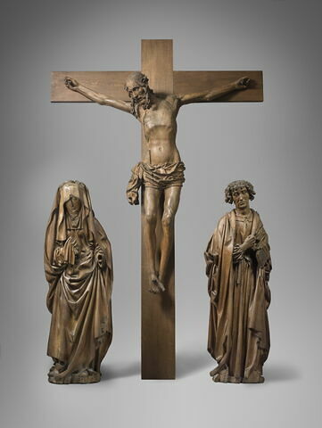 Le Christ en croix, la Vierge et saint Jean