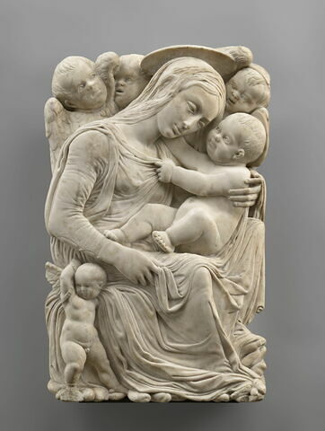 La Vierge et l'Enfant entourés d'anges