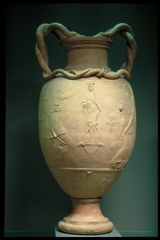 Vase avec décor de dix femmes et un enfant tenant un oiseau, image 14/18