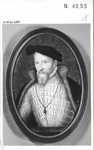 Plaque : Portrait de François de Lorraine, duc de Guise (1520-1563), image 2/4