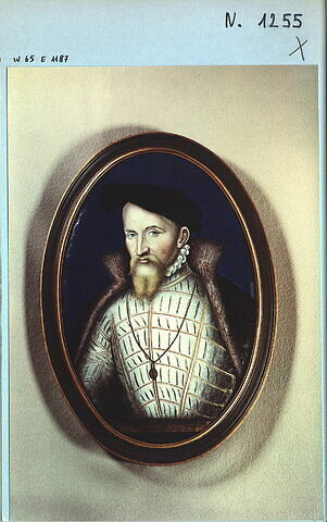 Plaque : Portrait de François de Lorraine, duc de Guise (1520-1563), image 3/4