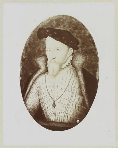 Plaque : Portrait de François de Lorraine, duc de Guise (1520-1563), image 4/4