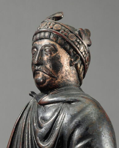 Statuette équestre de Charlemagne ou de Charles le Chauve, image 13/17
