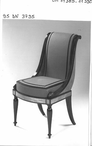 Chaise du salon de Madame Récamier (OA 11384 à 11391), d'une paire avec OA 11390, image 8/10