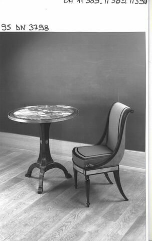 Chaise du salon de Madame Récamier (OA 11384 à 11391), d'une paire avec OA 11390, image 9/10