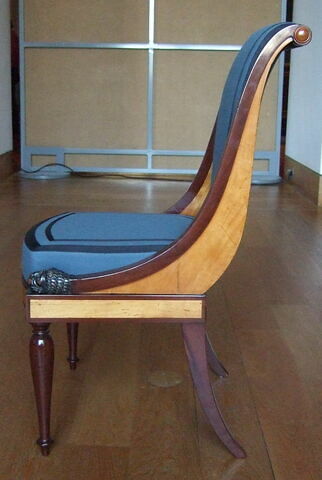 Chaise du salon de Madame Récamier (OA 11384 à 11391), d'une paire avec OA 11390, image 4/10