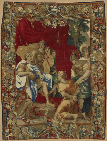 Joseph présenté à Vespasien ou La Clémence de Titus, de la tenture de l’Histoire de Titus et Vespasien