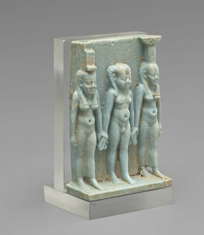 Amulette : trois divinités égyptiennes, image 3/3
