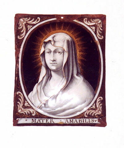 Plaque : la Vierge., image 1/1