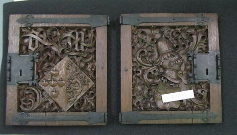 Deux vantaux d'un dressoir aux armes de Jerôme van der Noot et Marie de Nassau, image 5/6