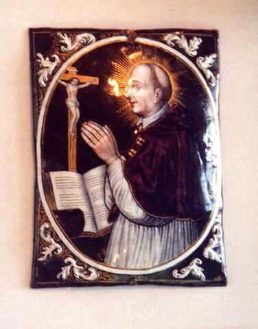 Plaque : saint Charles Borromée