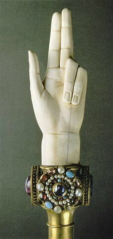 Main de Justice du Sacre avec anneau de Saint-Denis, image 7/8