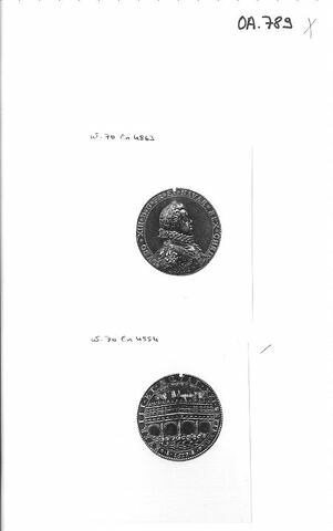 Médaille : Louis XIII / pont Saint-Michel, image 1/1