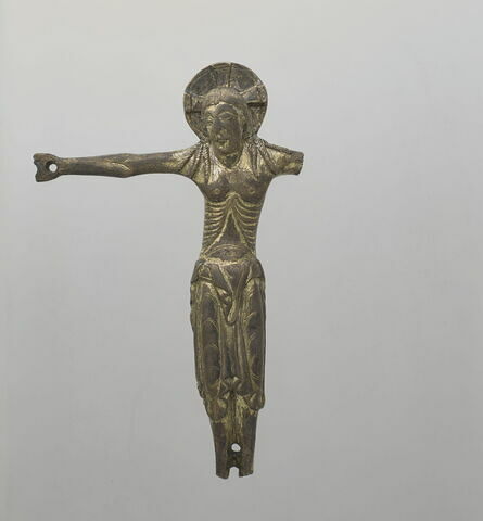 Christ en bronze doré, image 1/4