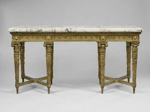 Table-console du duc d'Aumont, d'une paire (avec le OA 9461)
