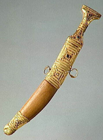 Fourreau (fragmentaire) de poignard  (jambiya), image 1/4