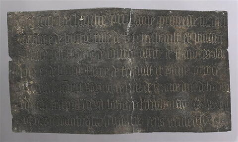 Inscription funéraire d'Anne de Bourgogne († 1432), fille de Jean sans Peur, duchesse de Bedford
