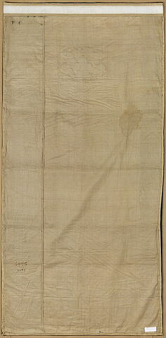 Panneau étroit d'une tenture de cinq pièces réalisées pour le meuble de la chambre à coucher de Louis XVIII aux Tuileries., image 2/2