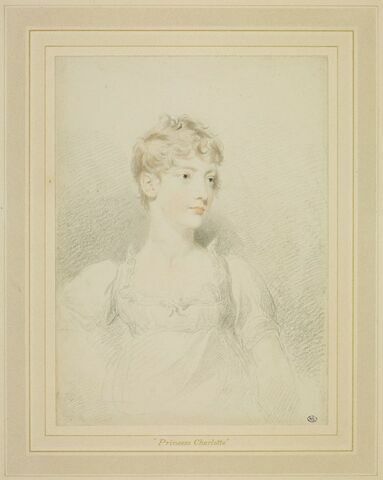 Portrait de Charlotte Augusta, princesse de Galles