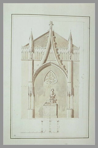 Fragment de la chapelle des Carmes, à Metz