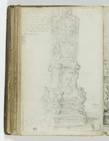 Etude de l'horloge astronomique de Jacques Thomas Castel