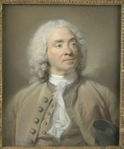 Portrait du graveur Gabriel Huquier (1695-1772)., image 1/3