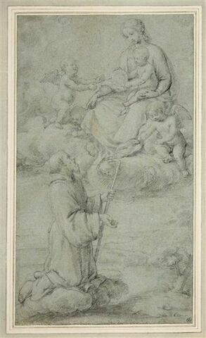 Apparition de la Vierge et de l'Enfant Jésus à saint François de Paule, image 1/2