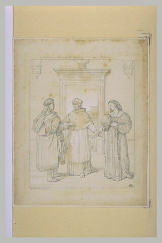 Le Cardinal Bibbiena offrant sa nièce en mariage à Raphaël, image 1/2
