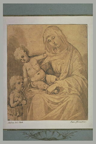 La Vierge tenant l'Enfant Jésus et le petit saint Jean